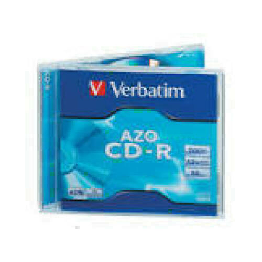 VERBATIM 43327 CD-R Verbatim jewel case 10 700MB 52x Crystal DataLife+ AZO