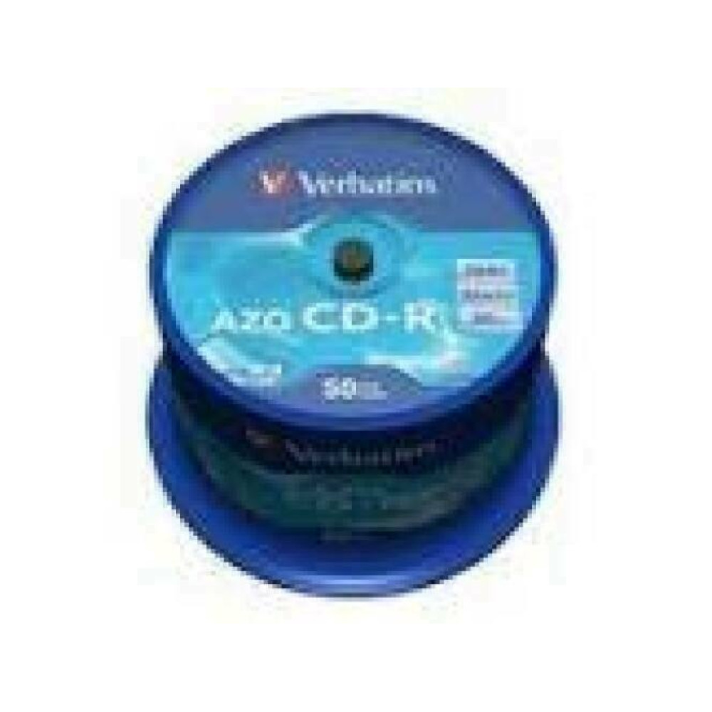 VERBATIM CD-R 80 min.  700 MB 52x 50-pack spindle DataLife Plus crystal surface