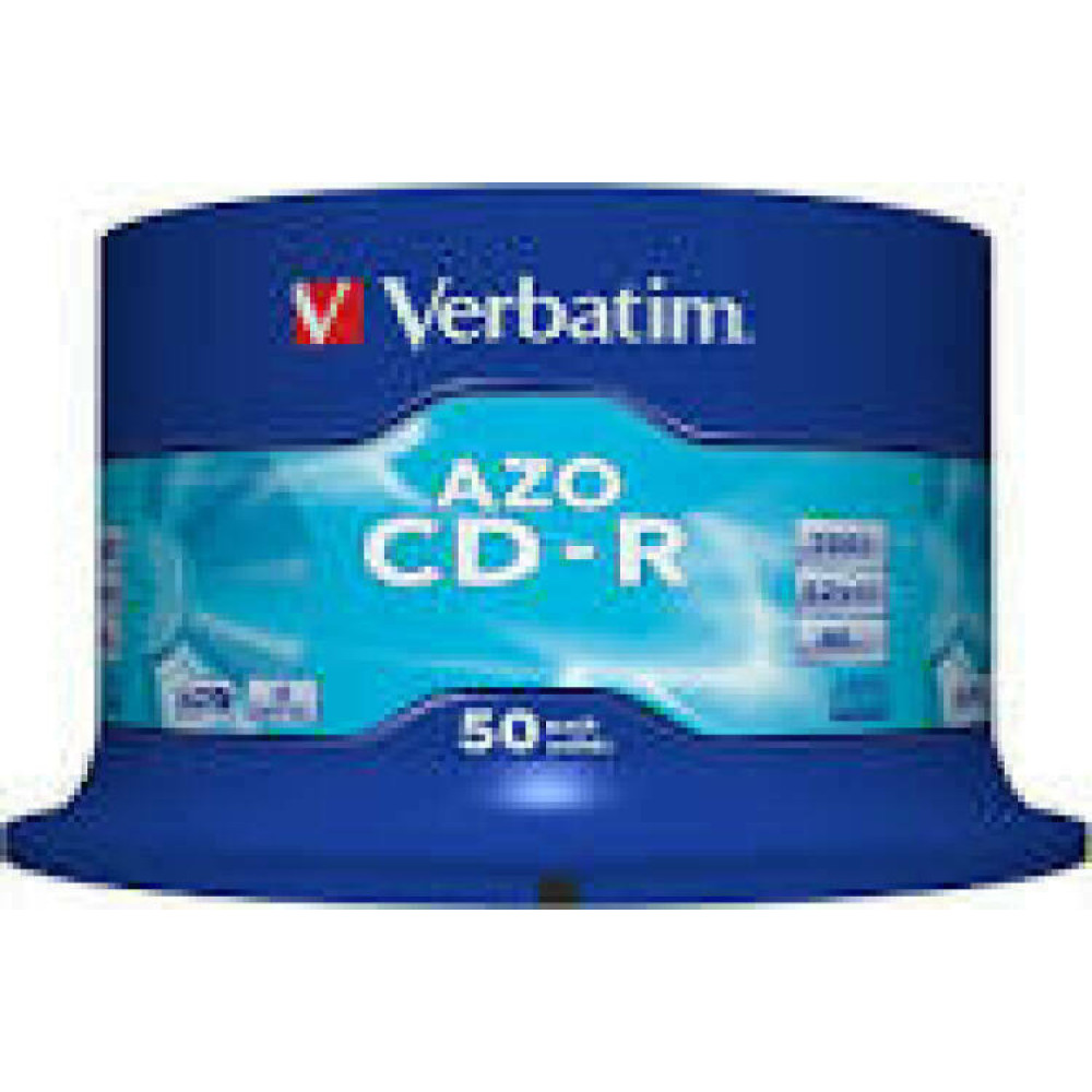 VERBATIM CD-R 80 min.  700 MB 52x 50-pack spindle DataLife Plus crystal surface
