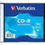 VERBATIM 43347 CD-R Verbatim 200pcs 700MB 52x slim jewel case 52x DataLife