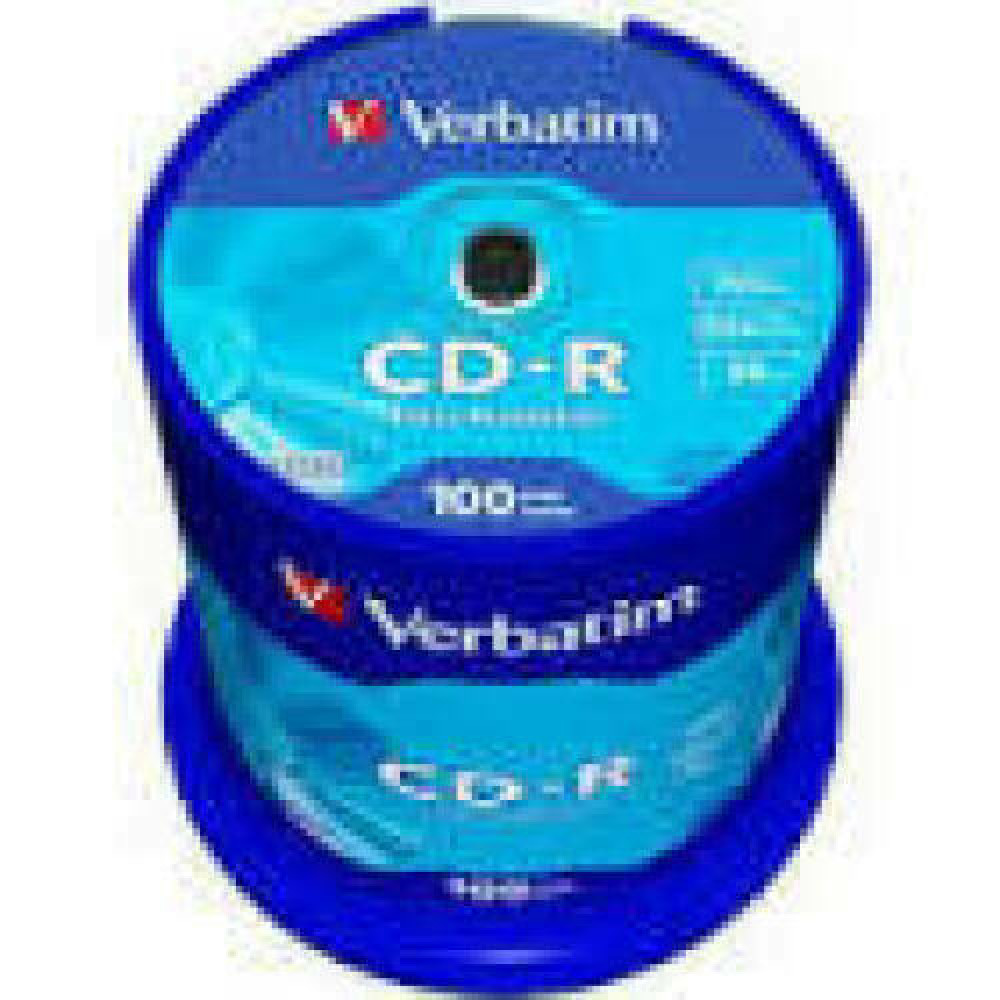 VERBATIM CD-R 80 min. / 700 MB 52x 100-pack spindle DataLife extra
