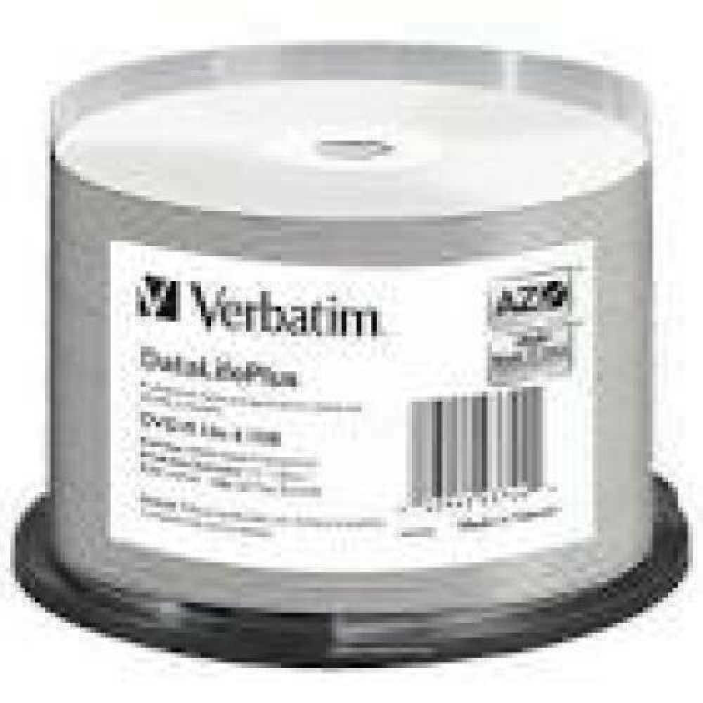 VERBATIM DVD+R 120 min. 4.7GB 16x 50-pack spindle DataLife Plus scratch resistant