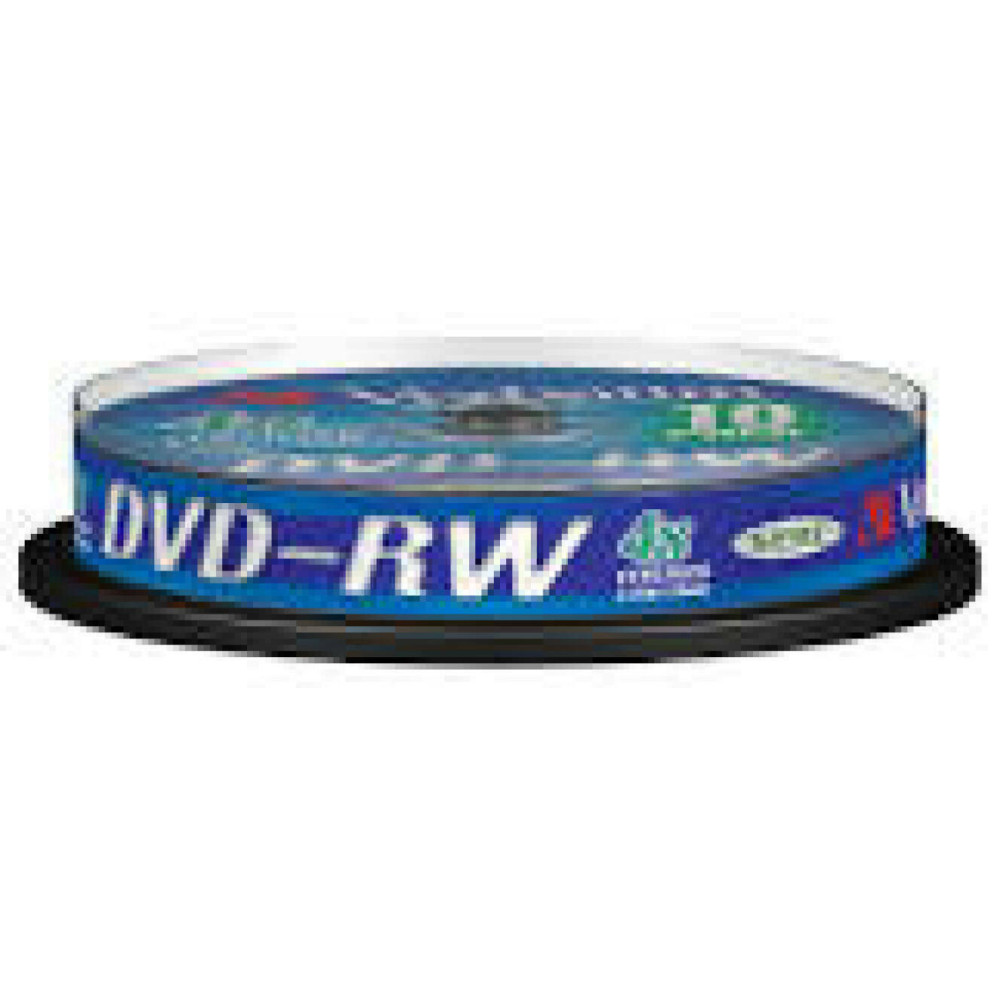 VERBATIM DVD-RW 120 min. / 4.7GB 4x 10-pack spindle DataLife Plus, scratch resistant surface
