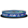 VERBATIM DVD-RW 120 min. / 4.7GB 4x 10-pack spindle DataLife Plus, scratch resistant surface