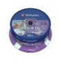 VERBATIM inkjet printable DVD+R 8.5GB 8x 25-pack spindle Dual Layer DataLife Plus, white fullsize surface