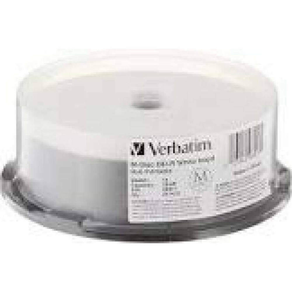VERBATIM inkjet printable BD-R 25GB 1-4x 10-pack jewelcase white surface