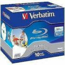 VERBATIM 43736 BluRay BD-R DL Verbatim jewel case 10 50GB 6x printable