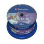 VERBATIM 50x DVD-R 4.7GB 16x Wide Inkjet Printable