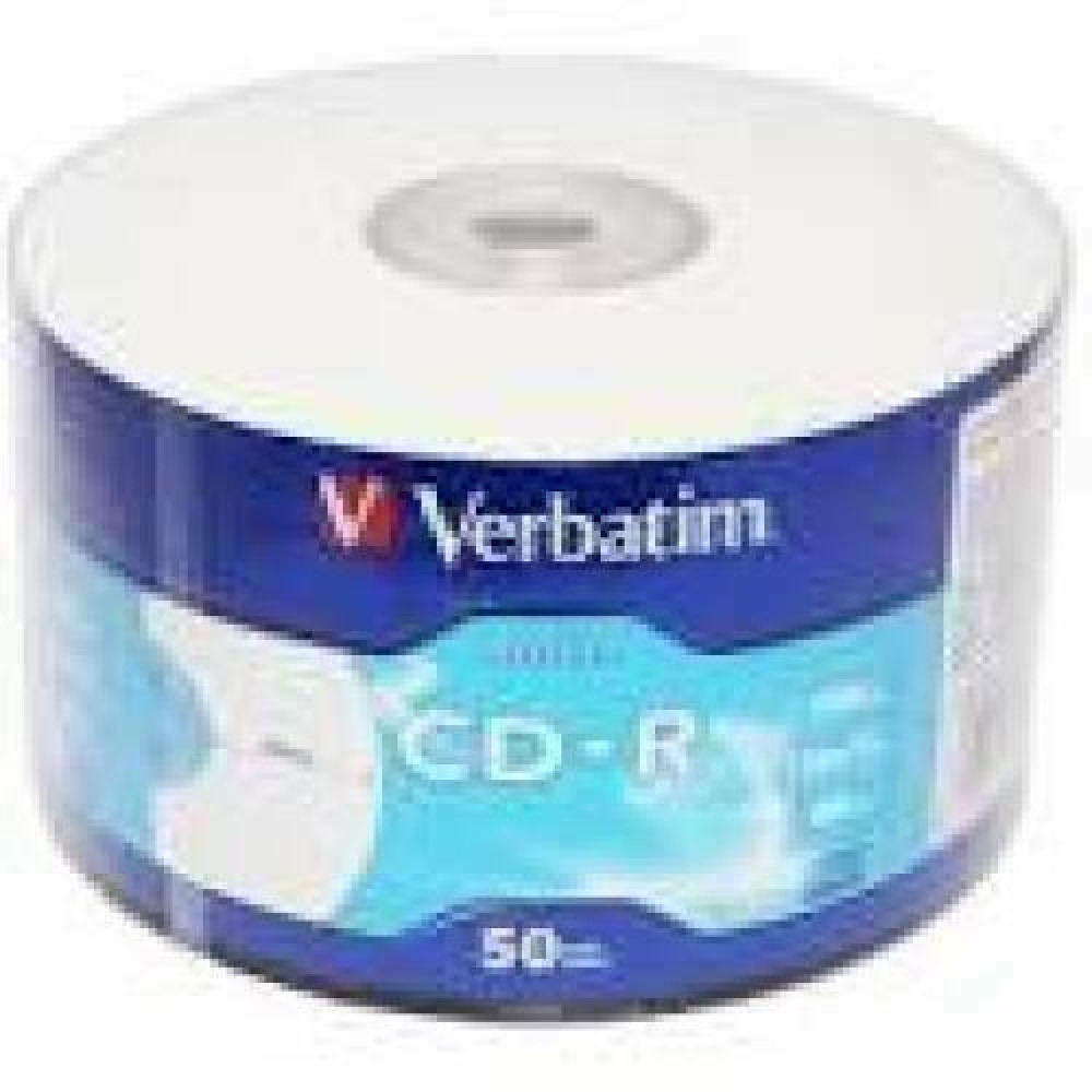 VERBATIM 43794 CD-R Verbatim 50pcs 700MB 52x wrap INKJET PRINTABLE
