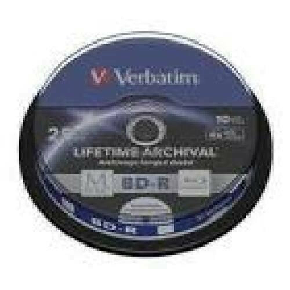 VERBATIM 10x M-Disc BD-R 25GB 4x Spindel inkjet printable