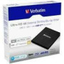 VERBATIM 43888 Verbatim Ultra HD 4K External Slimline Blu-ray Writer USB 3.1 with USB-C to A