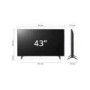 LG 43UR80003LJ UR80 43inch UHD LED 3xHDMI 2xUSB