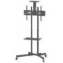 MANHATTAN Universal Multimedia TV Cart Economy Holds 37 inches to 70 inches TVs tilt removable camera and AV shelf black