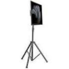 MANHATTAN Portable TV Mount Tripod supports up to 35kg easy to transport height-adjustable black