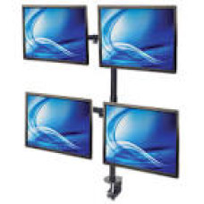MANHATTAN Monitor Mount supports 4 LCD Monitors holds four 33-81.3cm 13inch to 32inch Monitors up to 8kg black