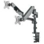 MANHATTAN Universal Gas Spring Dual Monitor Mount two Gas-Spring Jointed Arms Supports two 17-32i TVs or Monitors up to 8kg 17.64lbs