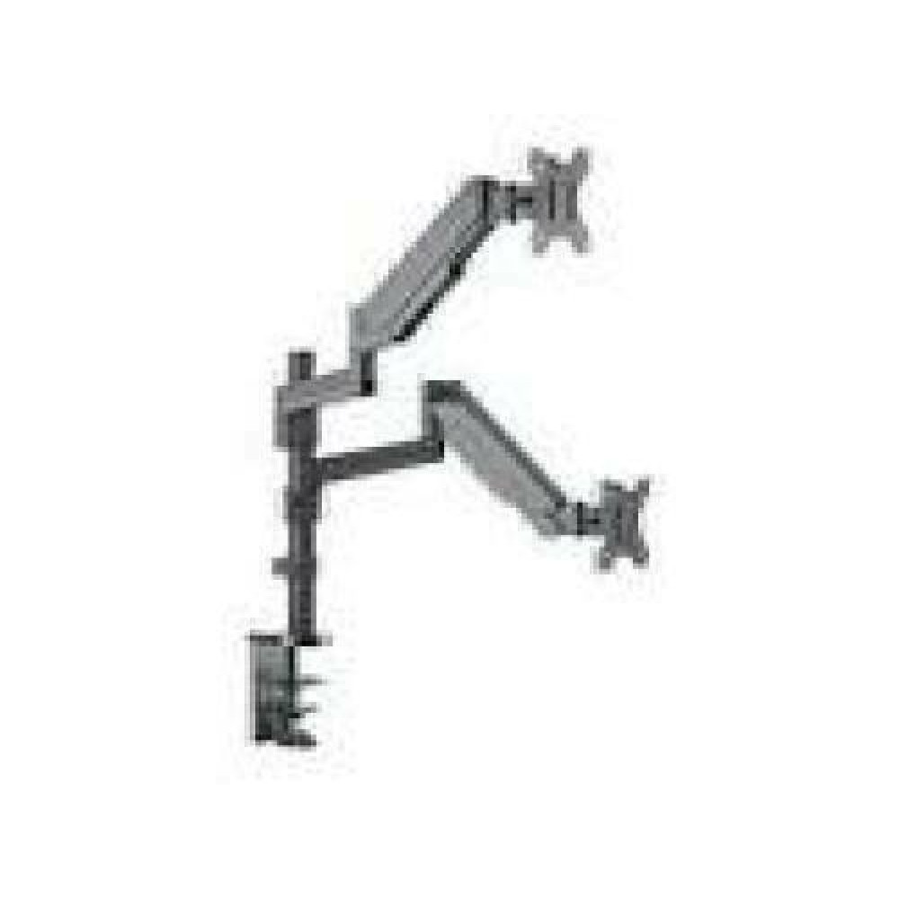 MANHATTAN Universal Gas Spring Dual Monitor Mount two Gas-Spring Jointed Arms Supports two 17-32i TVs or Monitors up to 8kg 17.64lbs