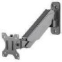 MANHATTAN Universal Gas Spring Monitor Wall Mount Single Gas-Spring Arm Supports One 17i-32i TV or Monitor up to 8kg 17.64lbs