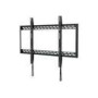 MANHATTAN Heavy-Duty Low-Profile Large-Screen TV Wall Mount Holds One 60-100inch TV up to 100kg 220lbs Fixed Ultra Slim Design Black