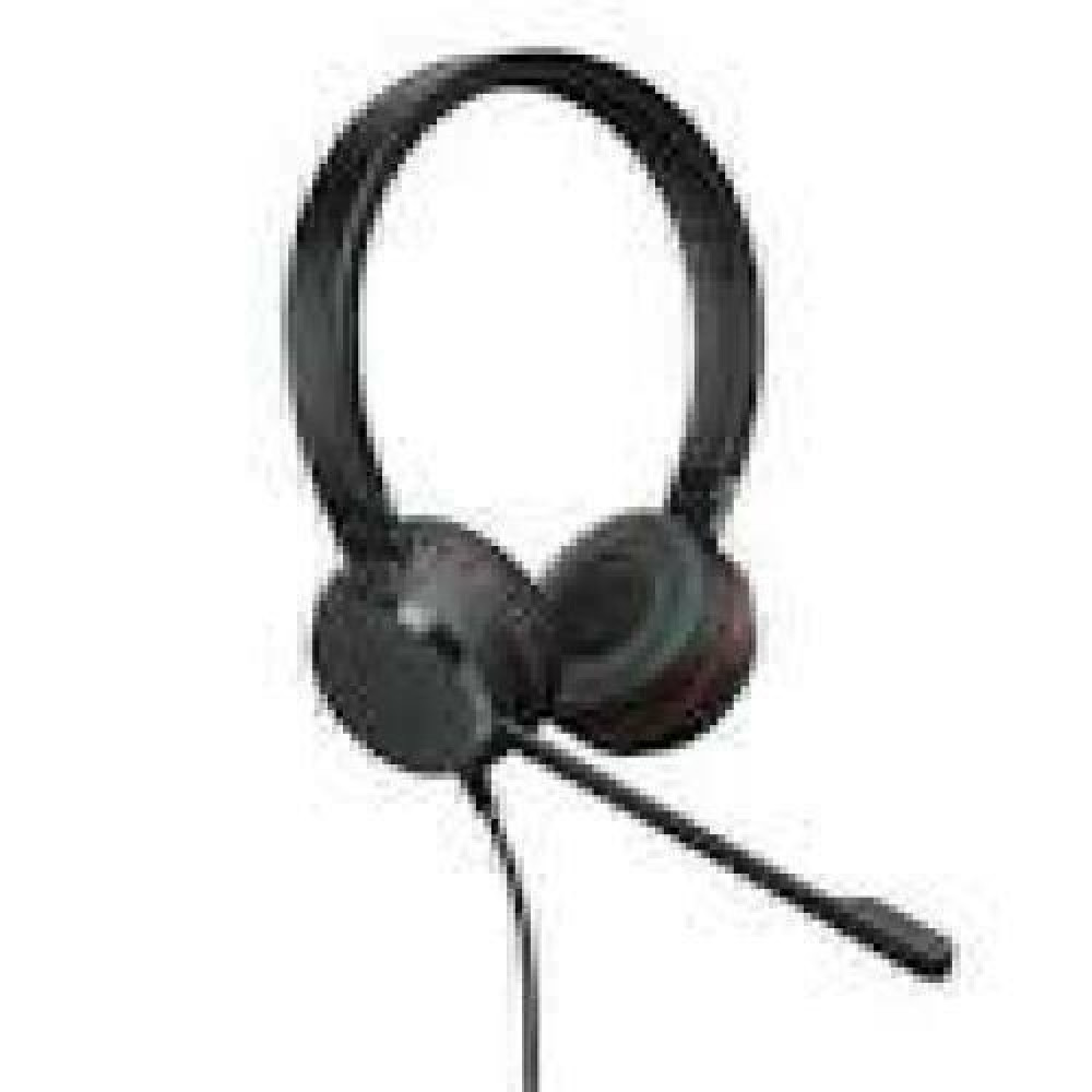 JABRA Evolve 20SE UC stereo Special Edition headset on-ear wired USB-C noise isolating Certified for Skype for Business