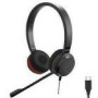 JABRA Evolve 20SE UC stereo Special Edition headset on-ear wired USB-C noise isolating Certified for Skype for Business
