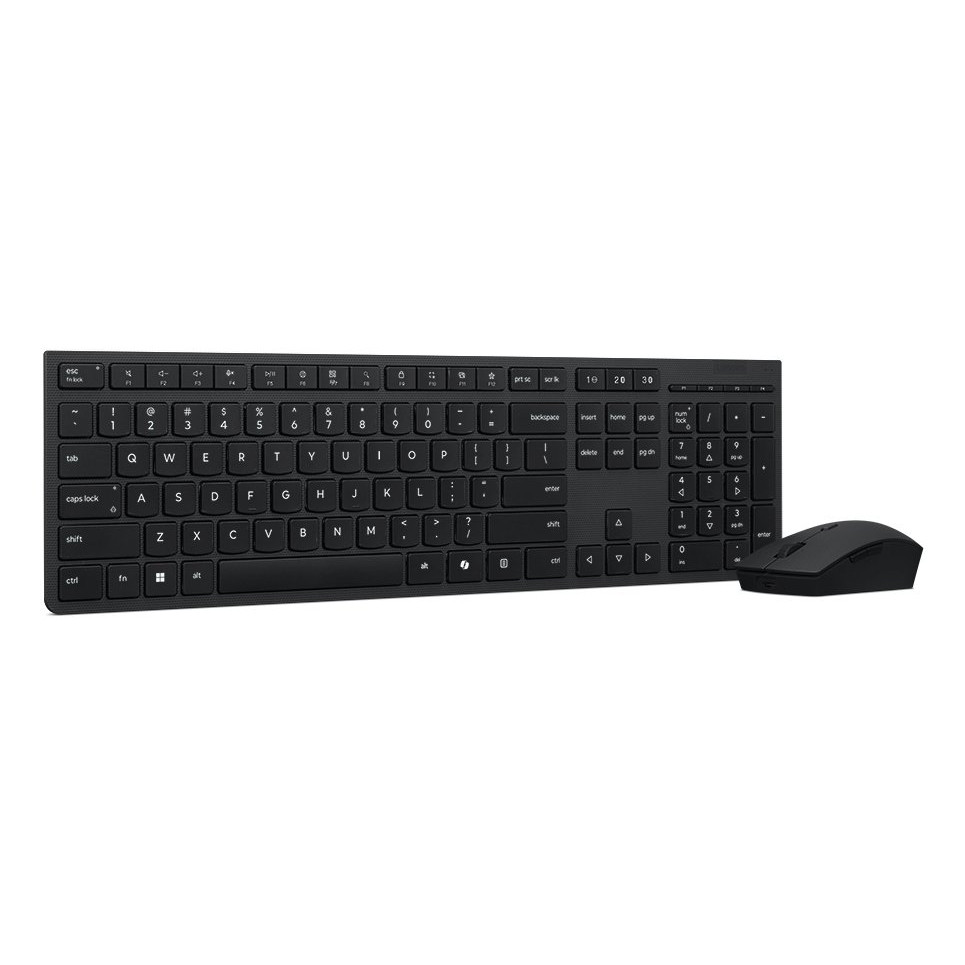 LENOVO Professional Wireless Rechargeable Keyboard and Mouse Combo AI US Euro w/copilot button
