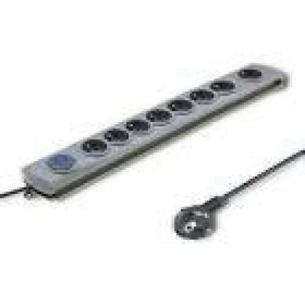 QOLTEC 50168 Surge protectors Quick Switch 8 sockets gray 3m