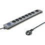 QOLTEC 50168 Surge protectors Quick Switch 8 sockets gray 3m