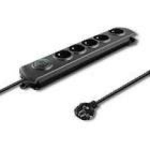 QOLTEC Surge protector Quick Switch 5 sockets 1.8m black