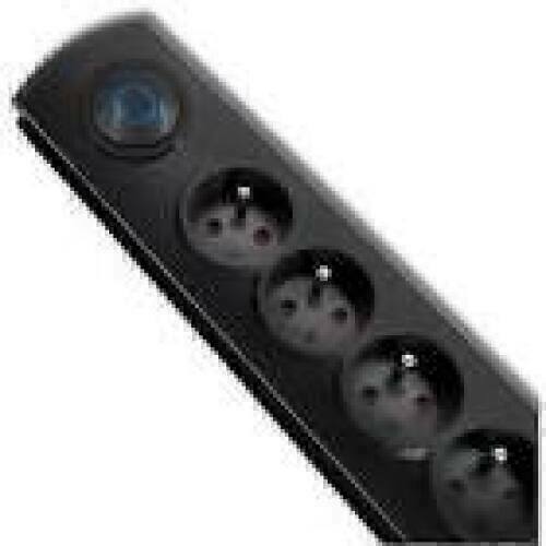 QOLTEC Surge protector Quick Switch 5 sockets 1.8m black