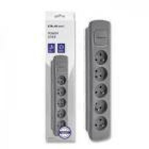 QOLTEC Surge protector Quick Switch 5 sockets 1.8m gray