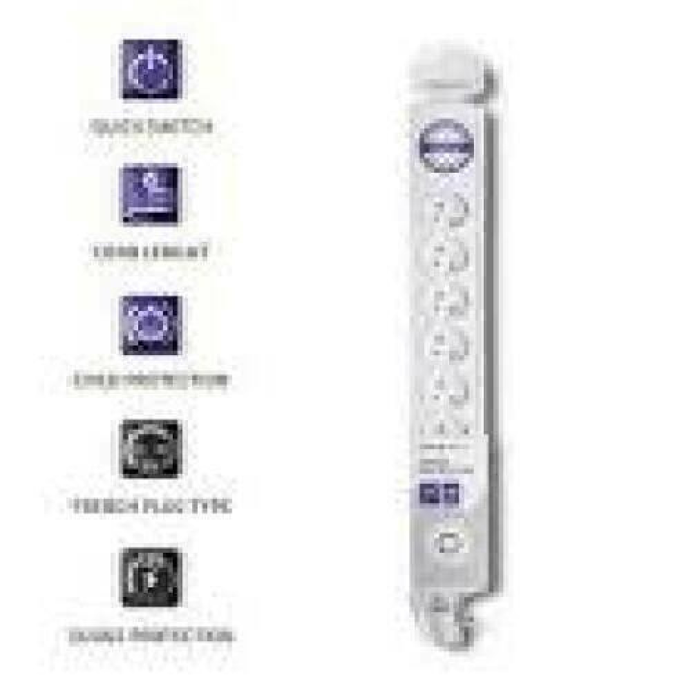 QOLTEC 50293 Surge protector 8 sockets 1.5m