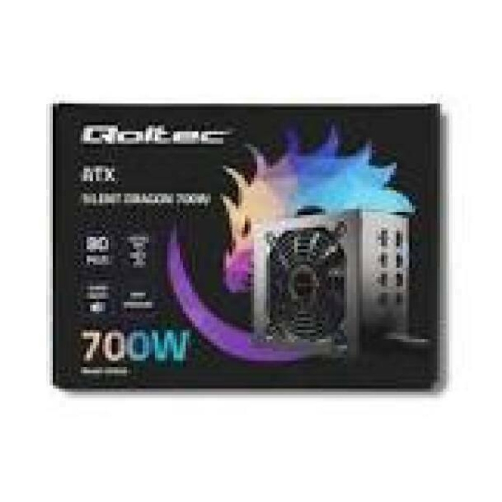 QOLTEC 50346 ATX Silent Dragon Power Supply 700W 80 Plus Gaming