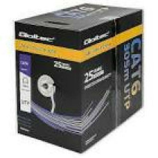 QOLTEC 50359 UTP network cable CAT6 305m PVC grey