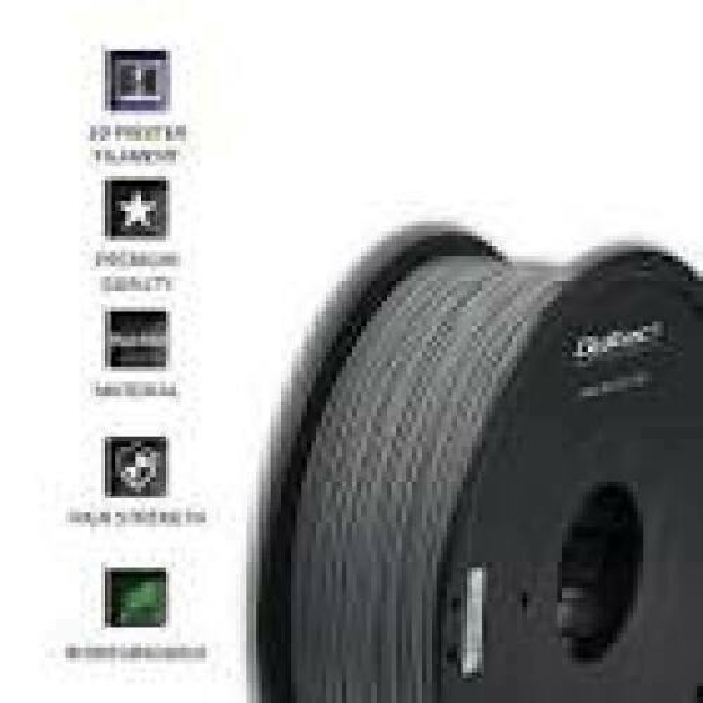 QOLTEC Professional filament for 3D printing PLA PRO 1.75mm 1 kg Black