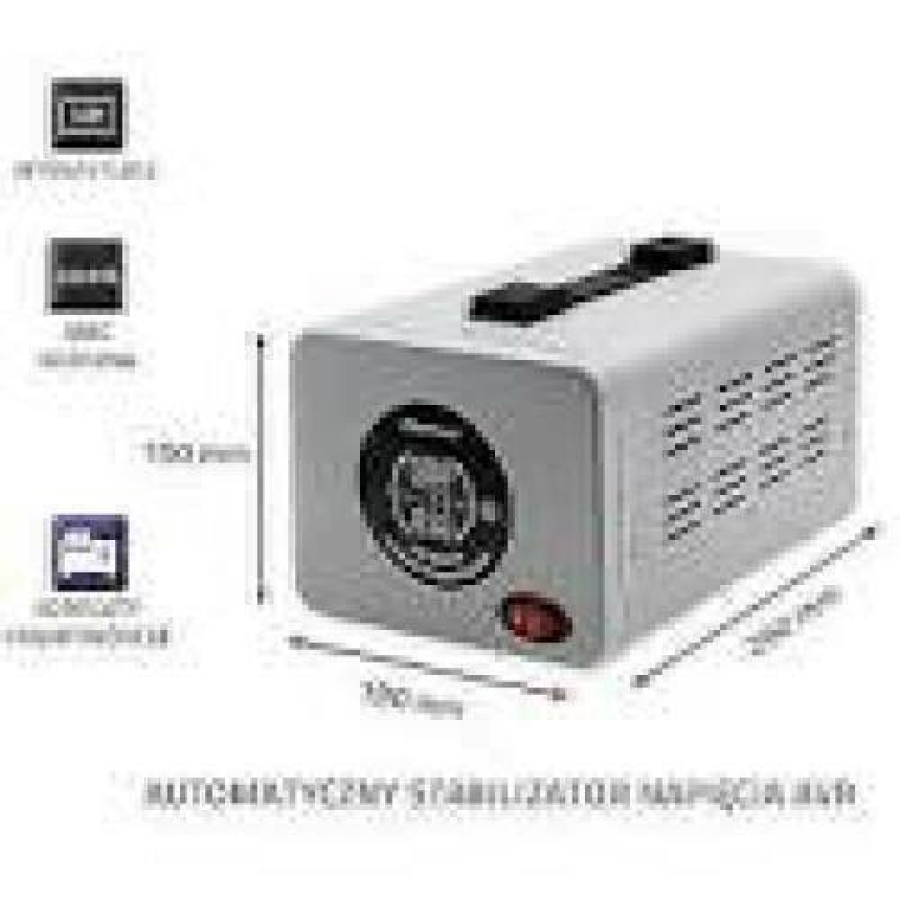 QOLTEC 50724 Automatic Voltage Stabilizer AVR 2000VA