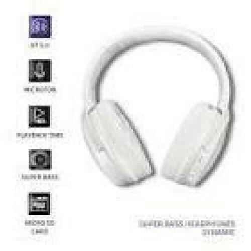 QOLTEC Headphones wireless White