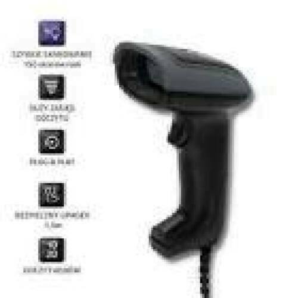 QOLTEC Wired QR Barcode Scanner USB
