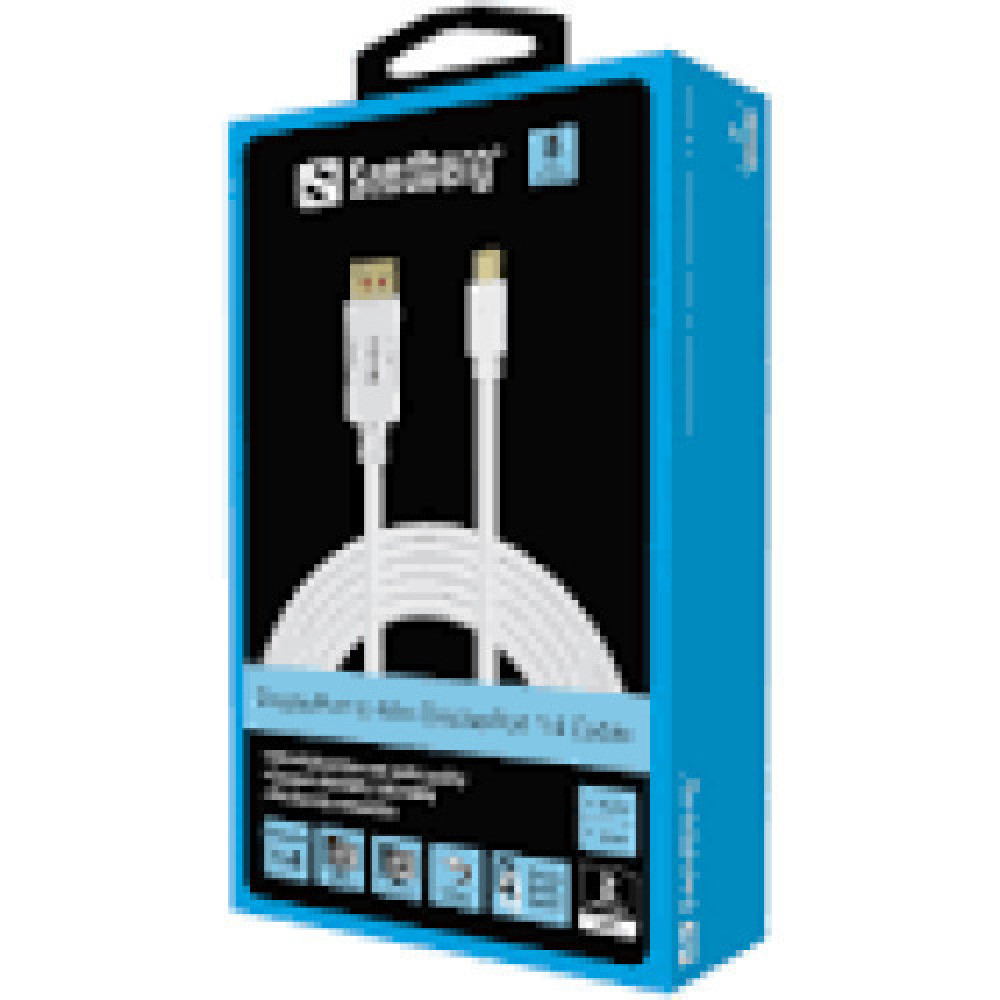 SANDBERG DP-MiniDP 1.4 8K60Hz 2m