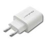 QOLTEC 51714 Charger 18W 5-12V 1.5-3A USB type C PD USB QC 3.0 White