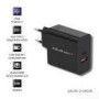 QOLTEC 51716 Charger 63W 5-20V 1.5-3A USB type C PD USB QC 3.0 Black