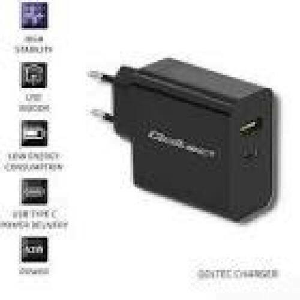 QOLTEC 51717 Charger 42W 5-20V 2.25-3A USB type C PD USB Black