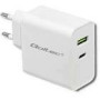 QOLTEC 51718 Charger 42W 5-20V 2.4-3A USB type C PD USB White