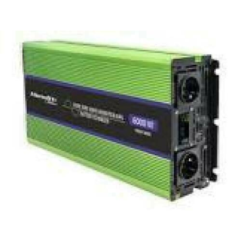 QOLTEC 51929 Monolith voltage converter 6000 MS Wave / 12V to 230V / 3000/6000W / USB