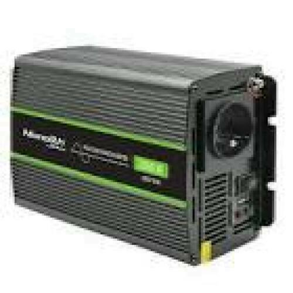 QOLTEC 51938 Pure Sine Wave Inverter Monolith / 1000W / 2000W / 24V to 230V