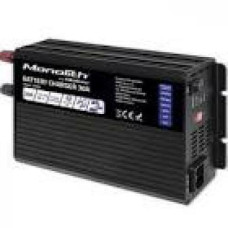 QOLTEC 51955 Smart Monolith charger for LiFePO4 AGM GEL SLA batteries / 30A / 12V
