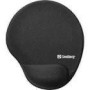 SANDBERG Gel Mousepad with Wrist Rest Silicone Black