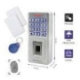 QOLTEC 52447 Code lock OBERON with fingerprint reader RFID Code Card key fob Doorbell IP68 EM