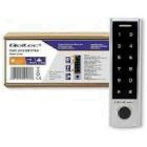 QOLTEC 52448 Code lock TITAN with fingerprint reader RFID BT 4.0 Code Card key fob Doorbell IP68 EM