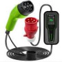 QOLTEC 52468 Mobile charger for EV 2in1 Type2 with regulation SCHUKO 3.5kW 230V LCD Portable Wallbox 5m